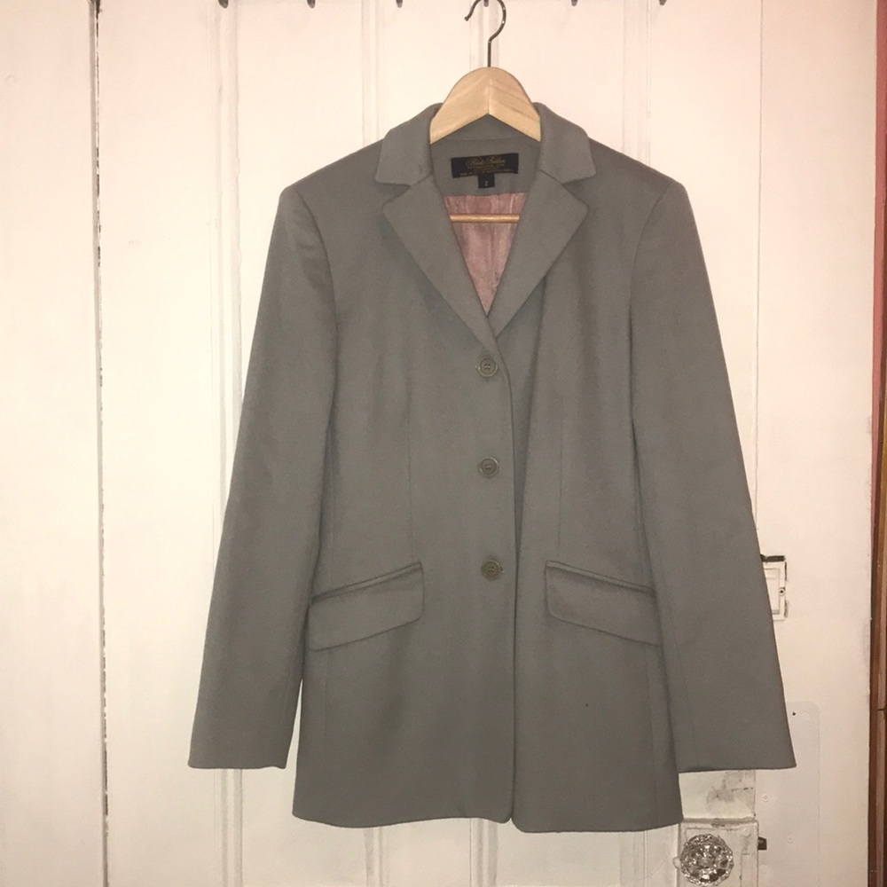 Baby Blue Wool & Cashmere Blazer